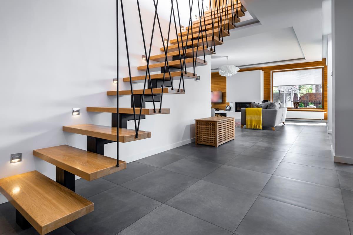 tipos de escalera interior